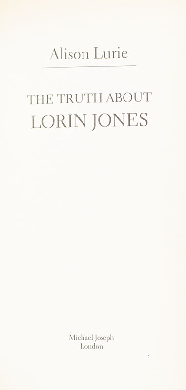 The Truth About Lorin Jones. - Image 3