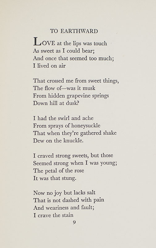Selected Poems.