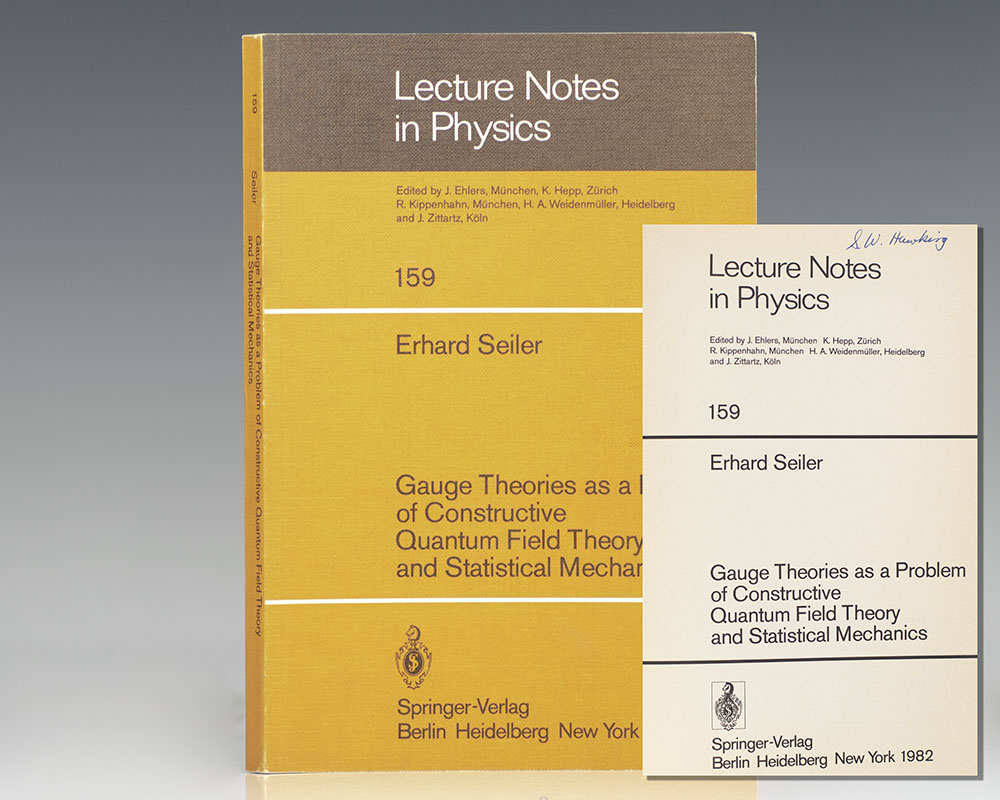 Lecture Notes in Physics Series 159: Gauge Theories as a Problem of Constructive Quantum Field Theory and Statistical Mechanics.