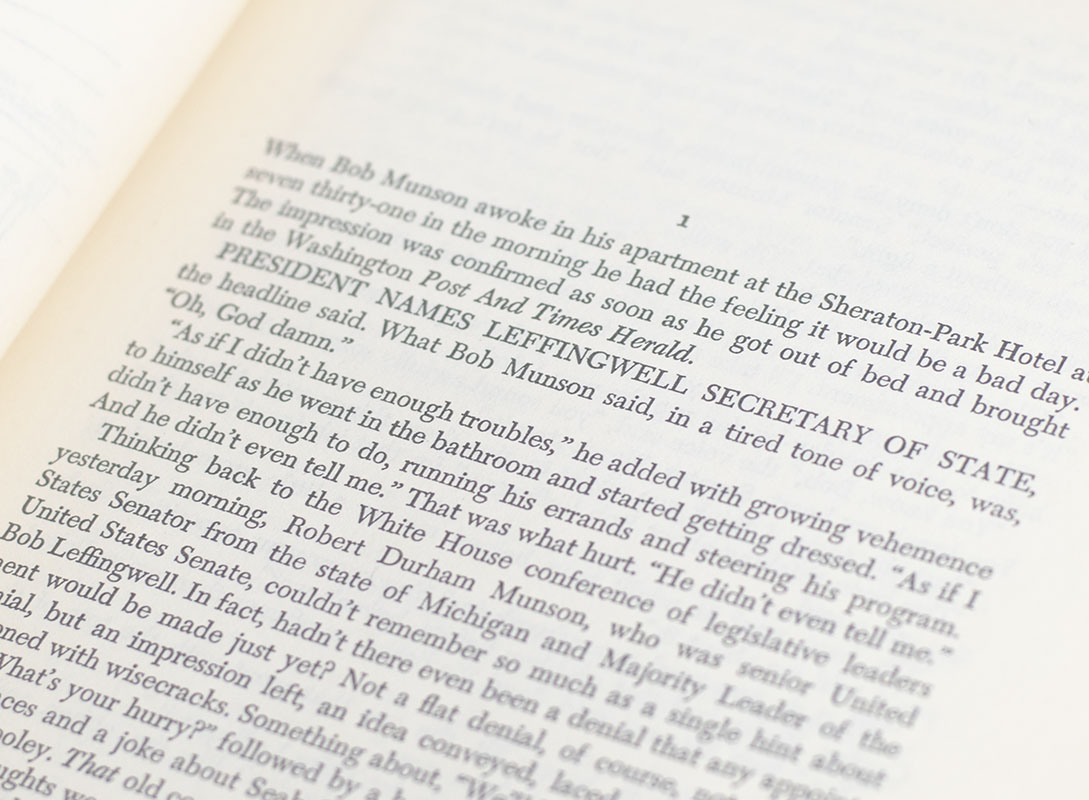 Advise and Consent: A Novel of Washington Politics. - Image 4