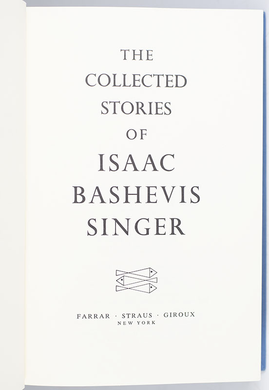 The Collected Stories of Isaac Bashevis Singer.