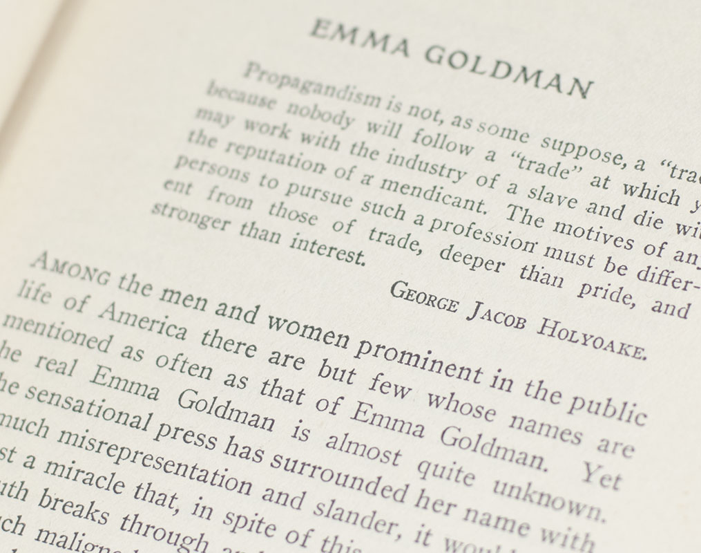 Anarchism and Other Essays.