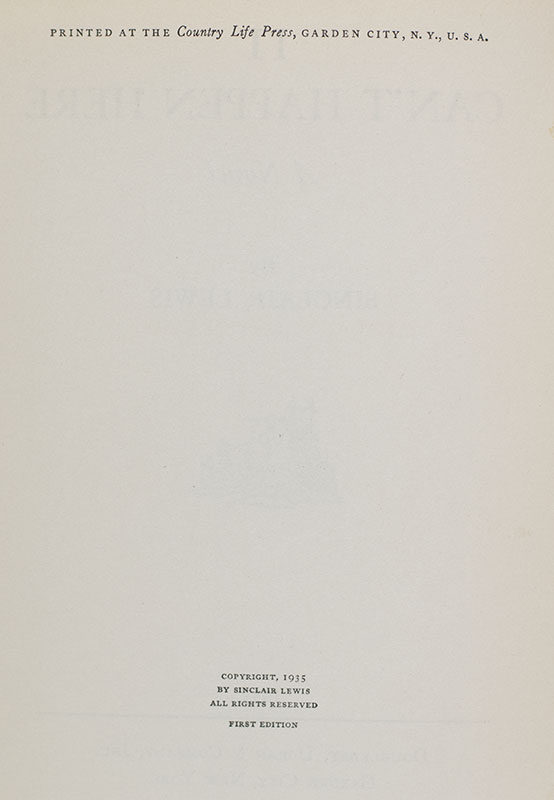 It Can't Happen Here. - Image 3