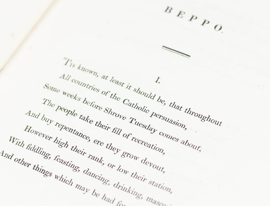 Beppo, A Venetian Story.