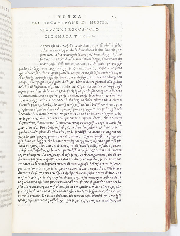Il Decamerone di Messer Giovanni Bocchaccio Nuovamente Stampato et Ricorreto Per Messer Lodovico Dolce. - Image 5