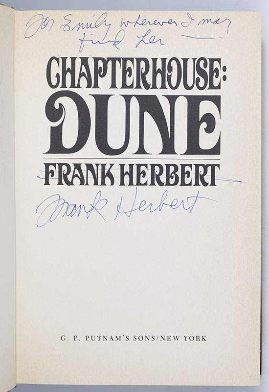 Chapterhouse: Dune.