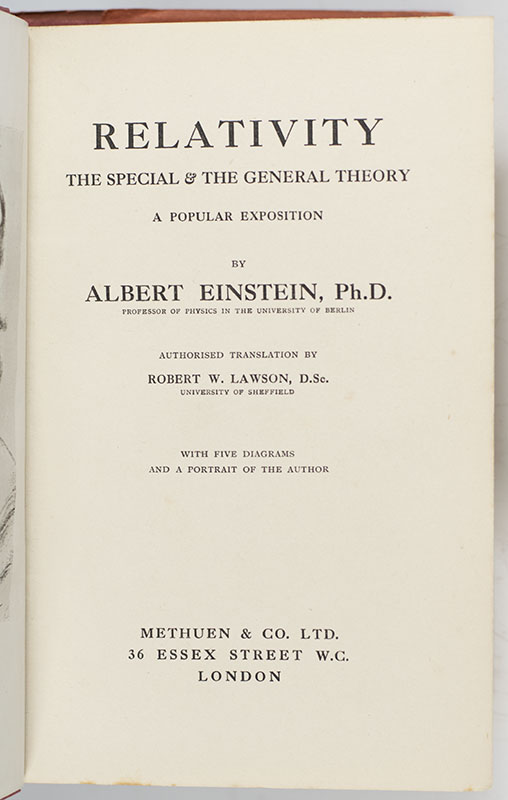 Relativity: The Special And General Theory.