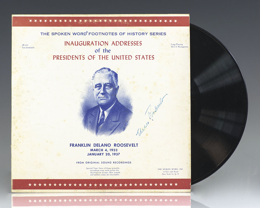 Inaugural Addresses of the Presidents Of The United States: Franklin Delano Roosevelt, March 4, 1933; January 20, 1937; The Spoken Word Footnotes Of History Series.