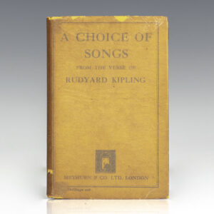 A Choice of Songs From the Verse of Rudyard Kipling.