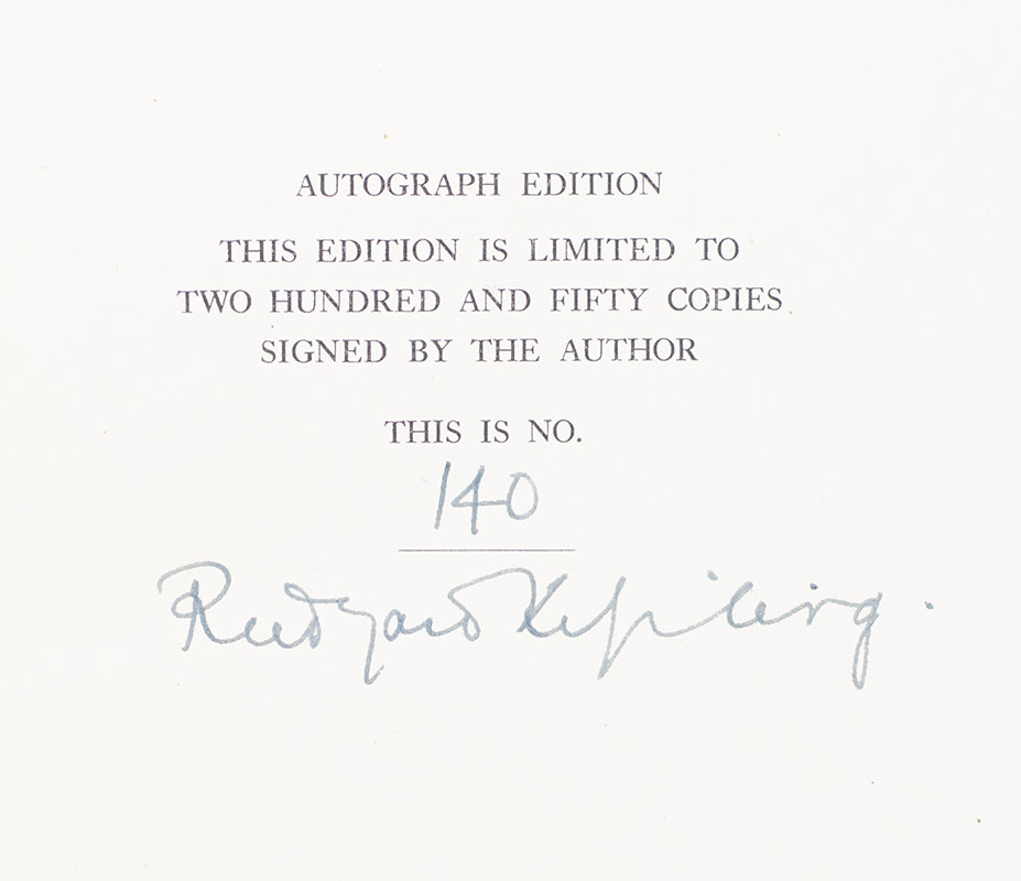 Rudyard Kipling's Verse: Inclusive Edition 1885-1918.