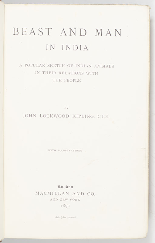 Beast and Man In India: A Popular Sketch Of Indian Animals In Their Relations With The People. - Image 2
