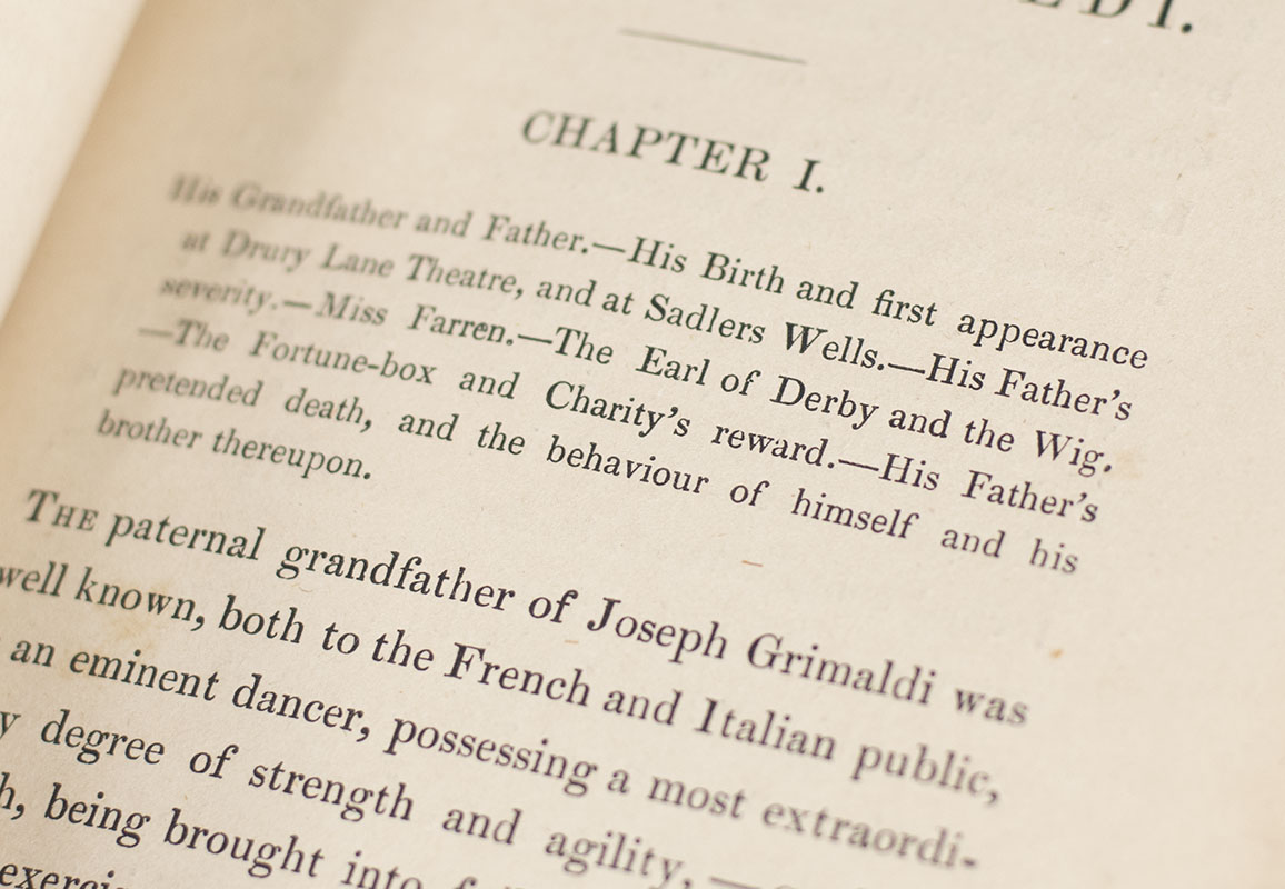 Memoirs of Joseph Grimaldi. Edited by “Boz.”