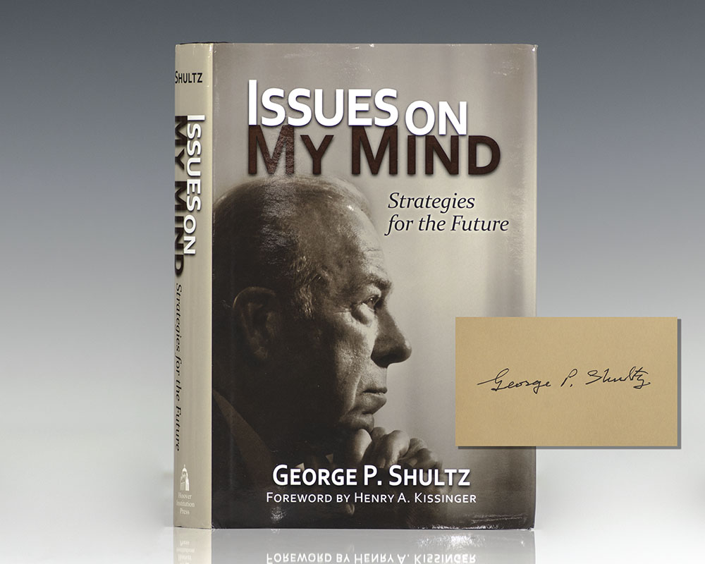 Issues on My Mind: Strategies for the Future.