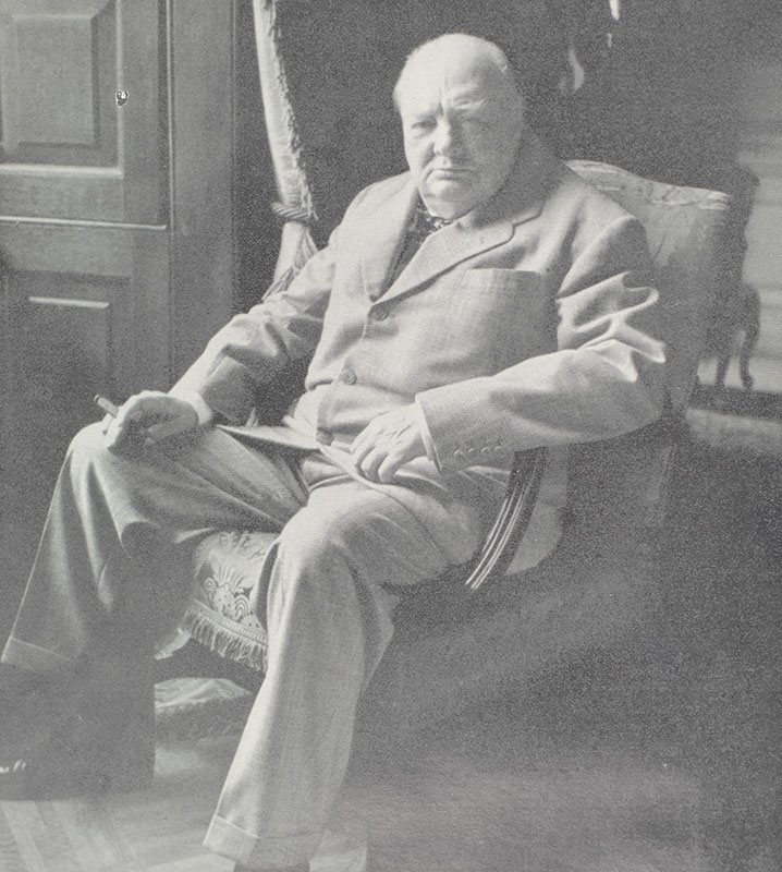 Winston Spencer Churchill Servant of the Crown and Commonwealth.