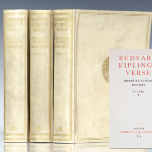 Rudyard Kipling's Verse: Inclusive Edition 1885-1918.