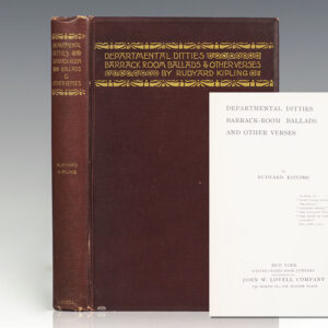 Departmental Ditties, Barrack Room Ballads and Other Verses.