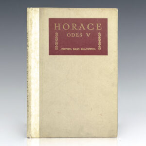 Quinti Horati Flacci Carminum Librum Quintum A Rudyardo Kipling et Carolo Graves.
