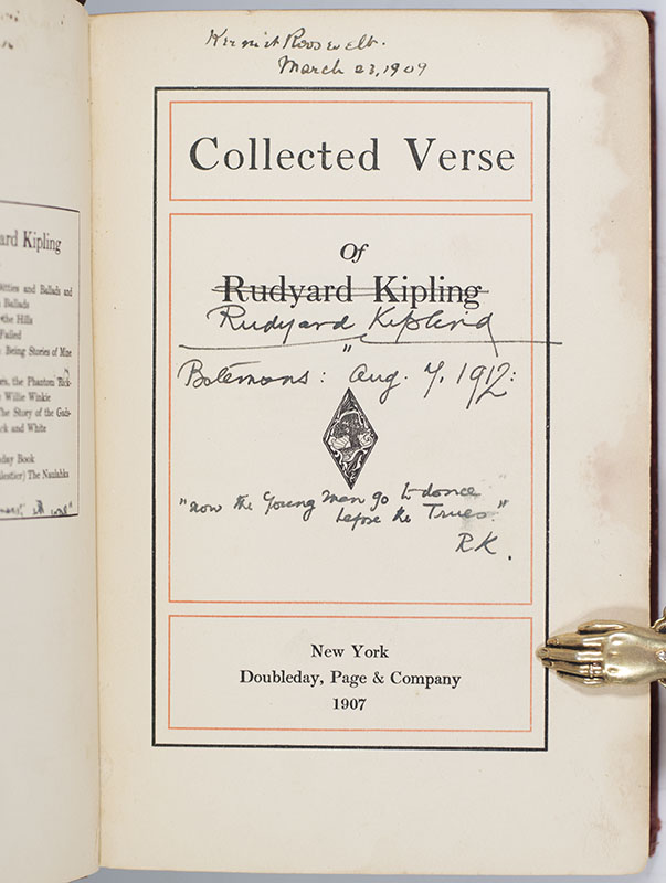 Collected Verse of Rudyard Kipling.