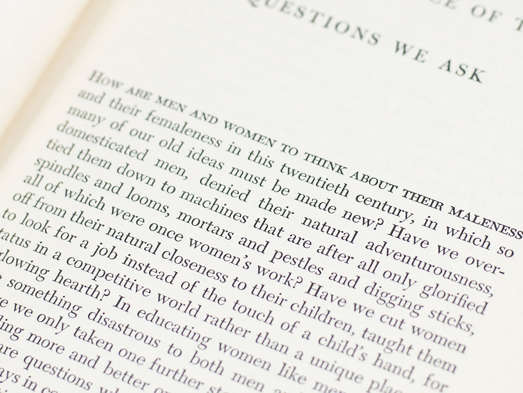 Male and Female: A Study of the Sexes in a Changing World.