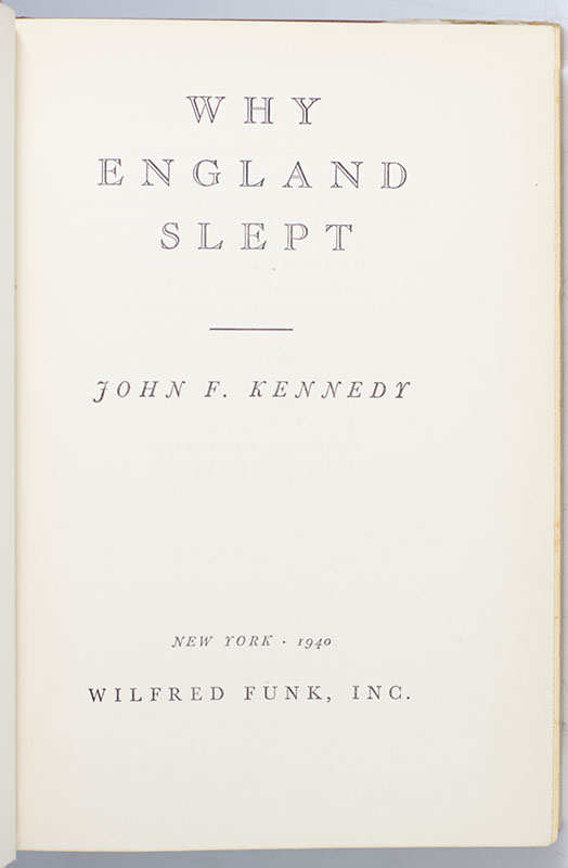 Why England Slept.