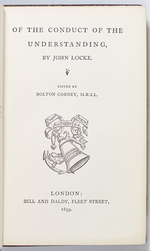 Of the Conduct of the Understanding.