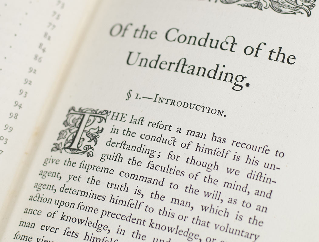 Of the Conduct of the Understanding.
