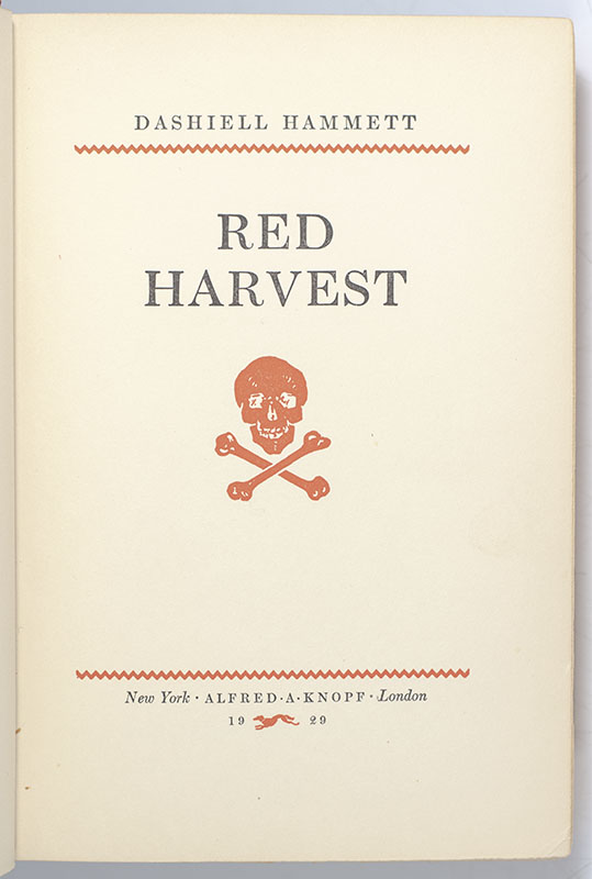 Red Harvest.