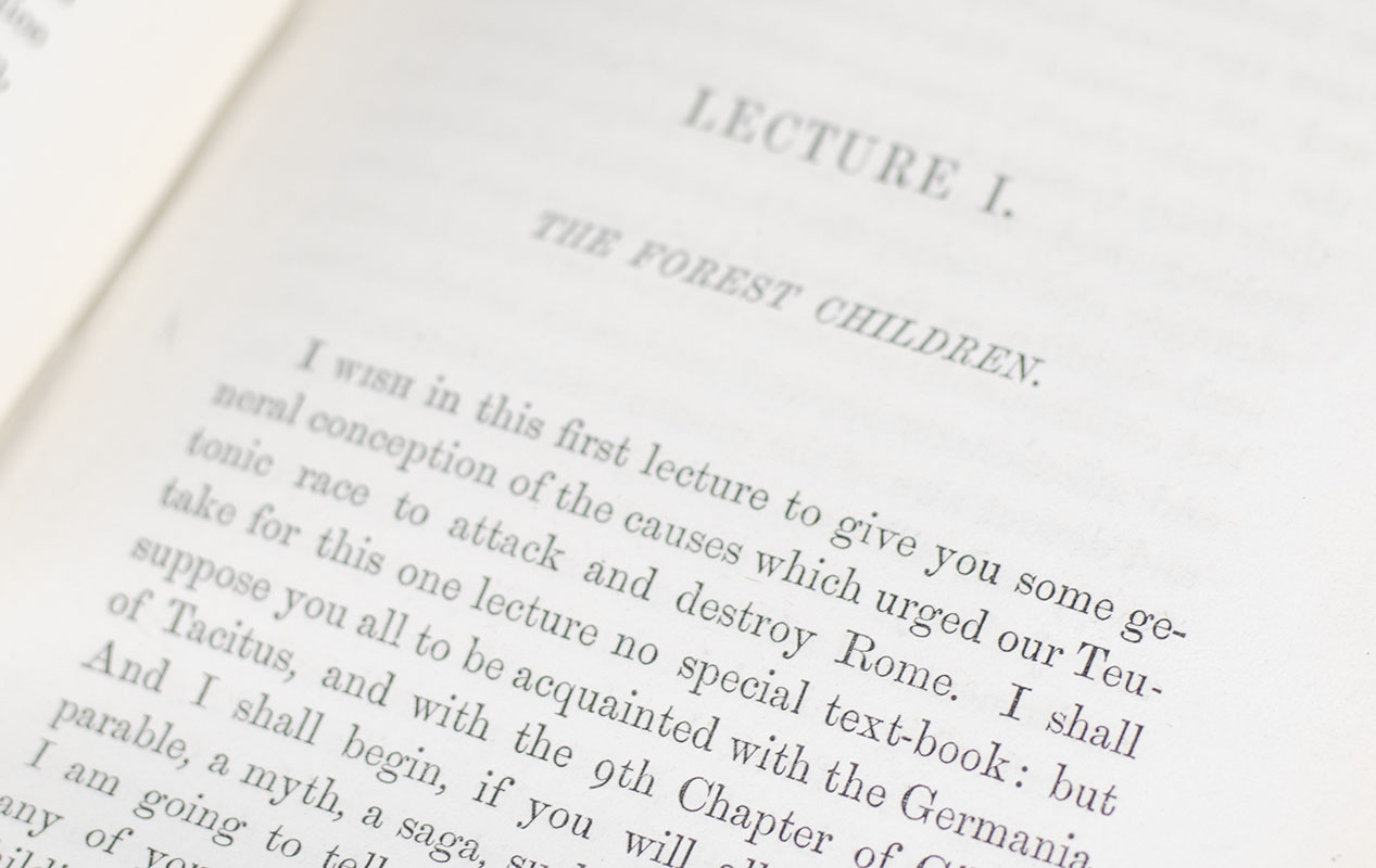 The Roman and the Teuton: A Series of Lectures Delivered Before the University of Cambridge.