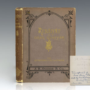 Rubáiyát of Omar Khayyám, the Astronomer-Poet of Persia.