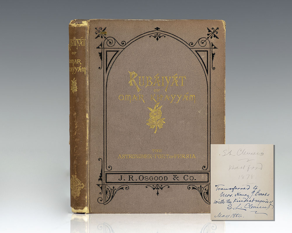 Rubáiyát of Omar Khayyám, the Astronomer-Poet of Persia.
