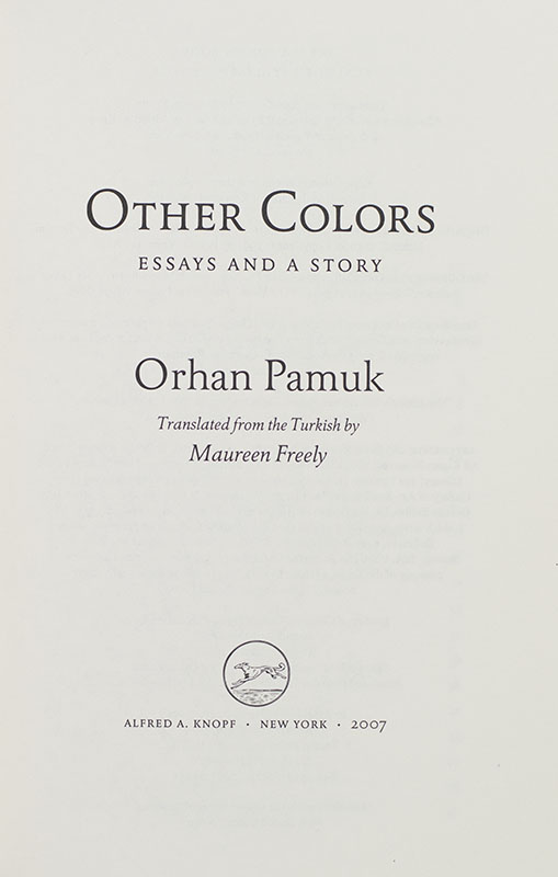 Other Colors: Essays and A Story. - Image 4
