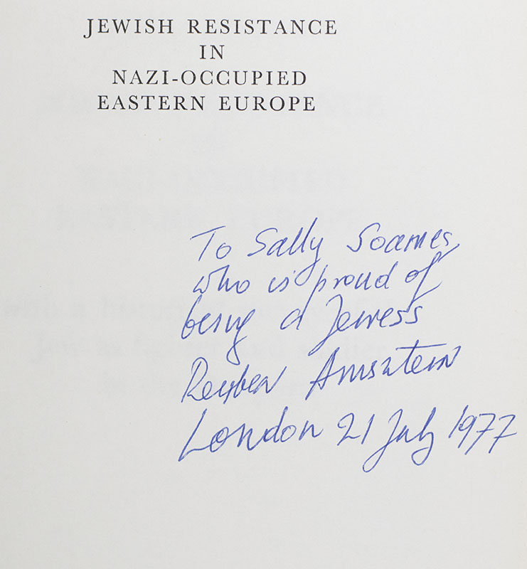 Jewish Resistance in Nazi-Occupied Eastern Europe: with a Historical Survey of the Jew as Fighter and Soldier in the Diaspora.
