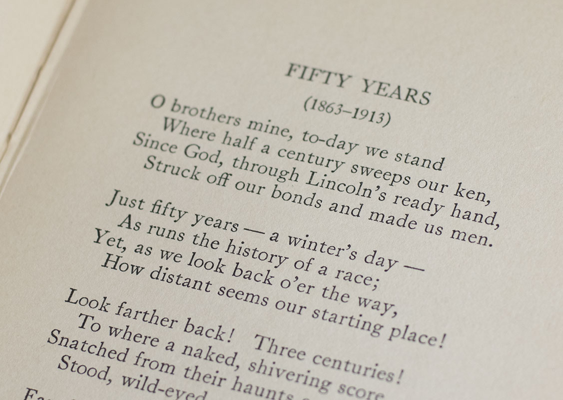 Fifty Years and Other Poems.