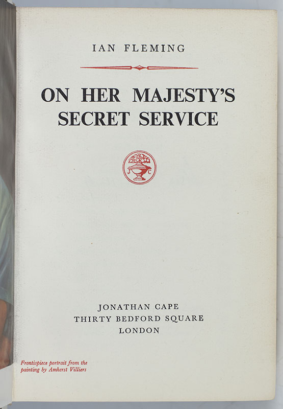 On Her Majesty’s Secret Service.
