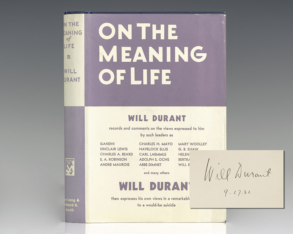 On The Meaning of Life.