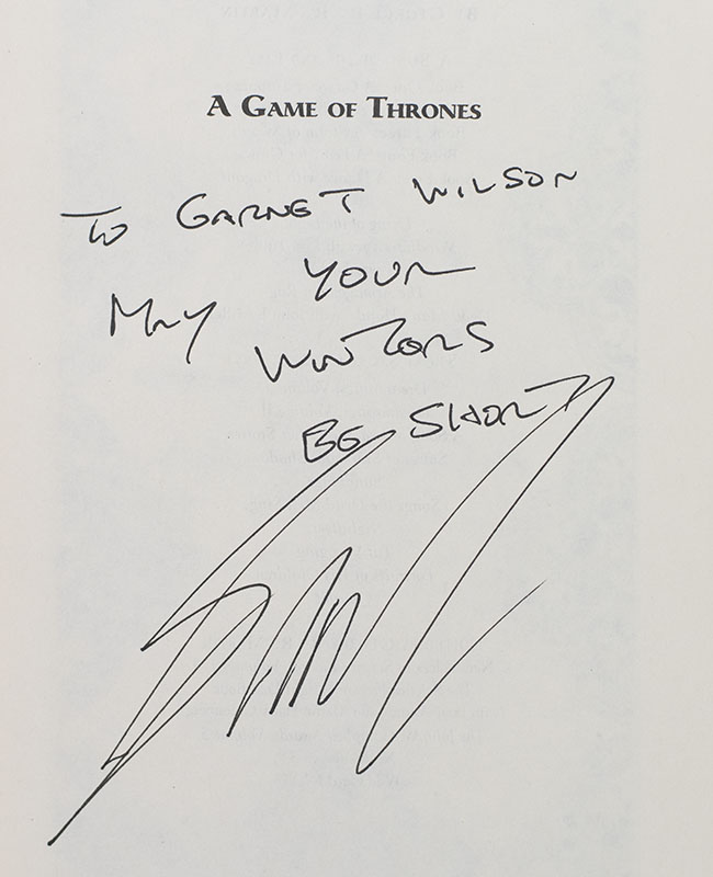 A Game of Thrones.