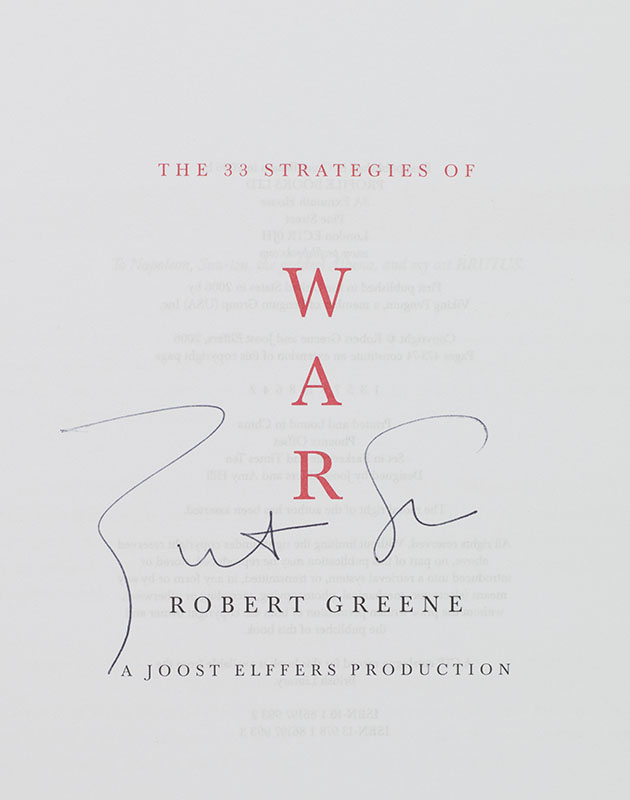 The 33 Strategies of War.