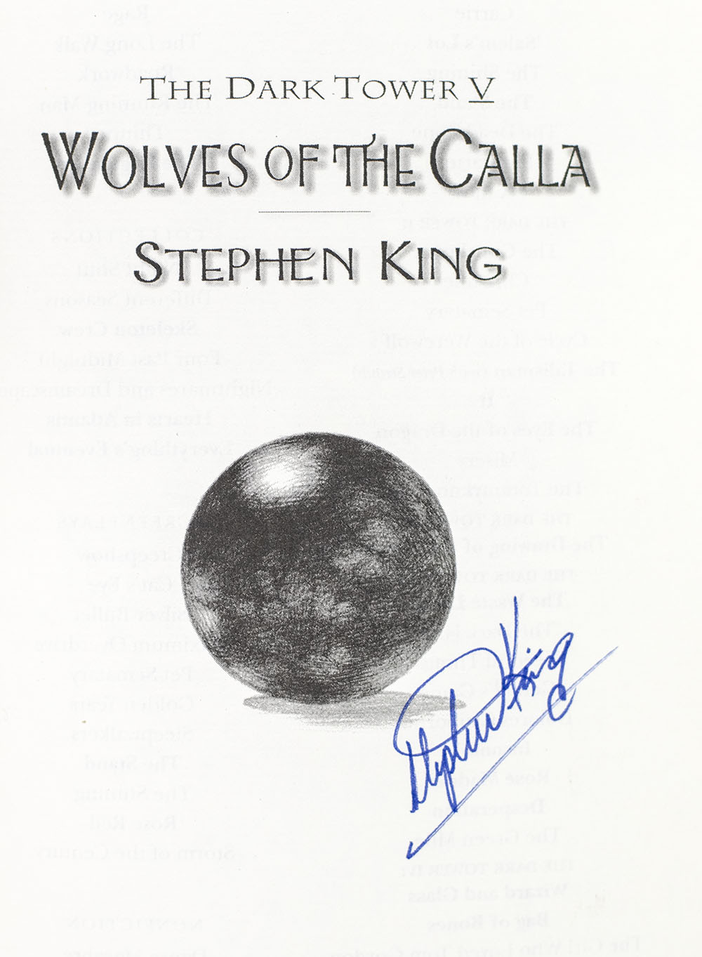 The Dark Tower V: Wolves of the Calla.
