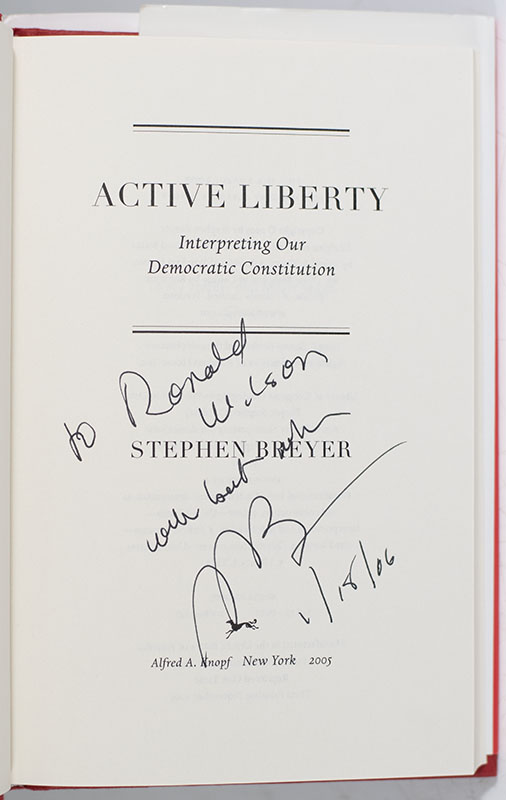 Active Liberty: Interpreting Our Democratic Constitution.