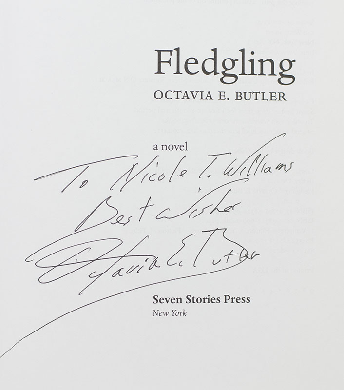 Fledgling: A Novel.