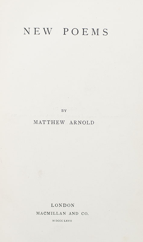 New Poems.