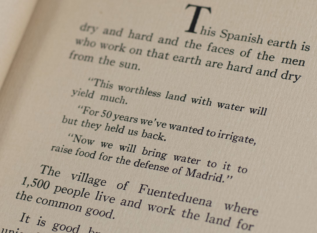 The Spanish Earth. - Image 7