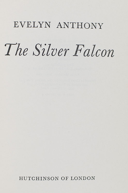 The Silver Falcon.