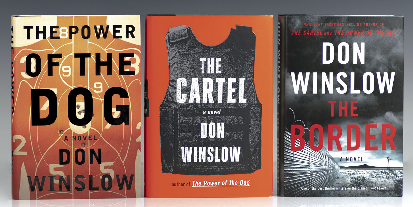 The Power of the Dog, The Cartel and The Border.