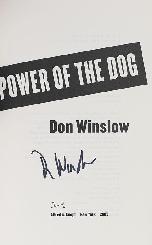 The Power of the Dog, The Cartel and The Border.