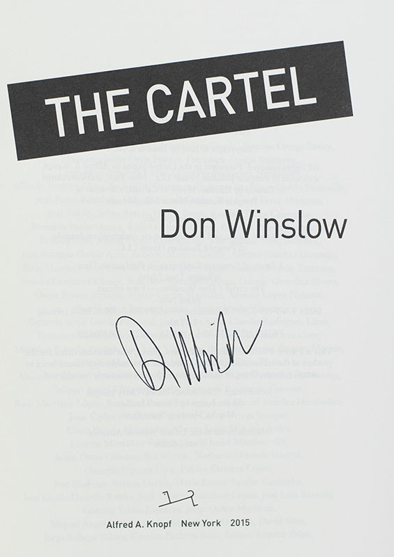 The Power of the Dog, The Cartel and The Border.