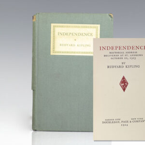 Independence: Rectorial Address Delivered at St. Andrews, October 10, 1923.