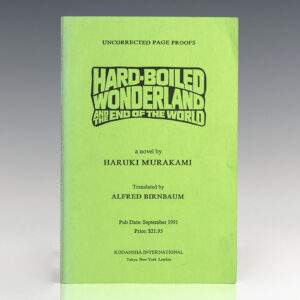 Hard-Boiled Wonderland And the End of the World.