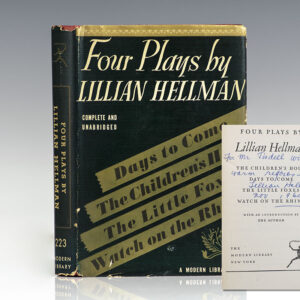 Four Plays [Days to Come, The Children's Hour, The Little Foxes, Watch on the Rhine].