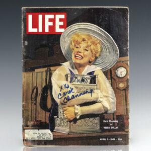 Carol Channing Hello, Dolly! Signed Life Magazine.